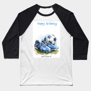 Soccer Birthday Baseball T-Shirt